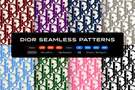 dior monogram pattern
